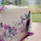 Nappe de table Anti-taches, Protège-table de Cuisine, Floral Violet