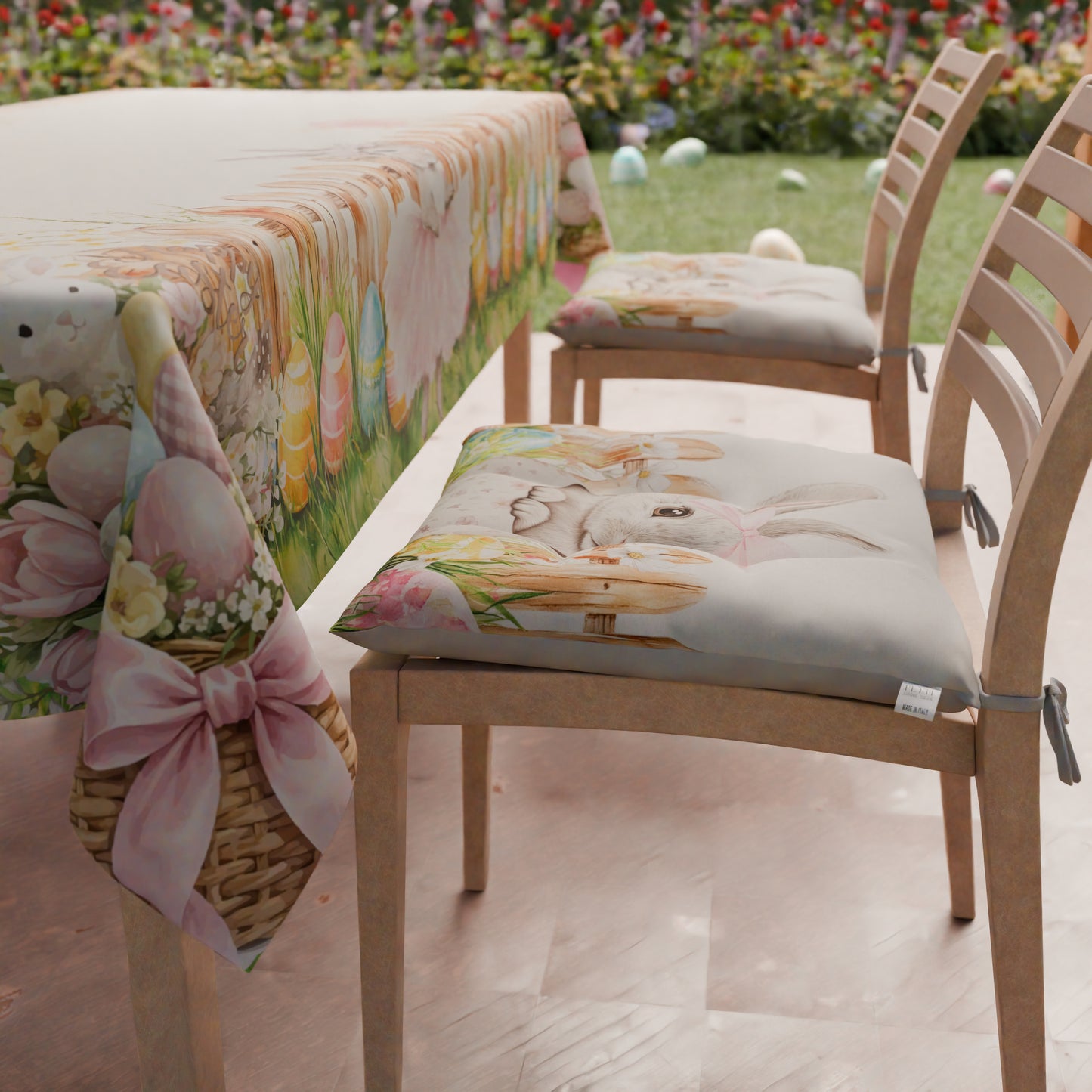 Cuscini Pasqua per Sedie Coprisedia Pasqua 6 Pezzi Tutu Bunny