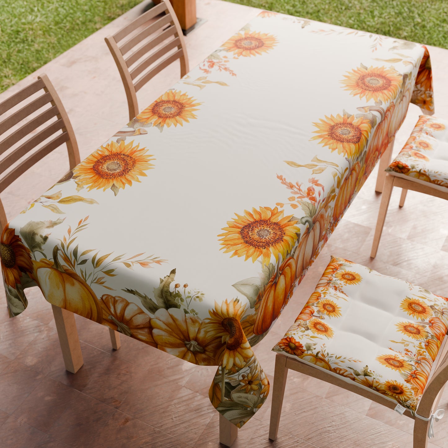 Tovaglia da tavola Antimacchia, Copritavolo da Cucina Pumpkin