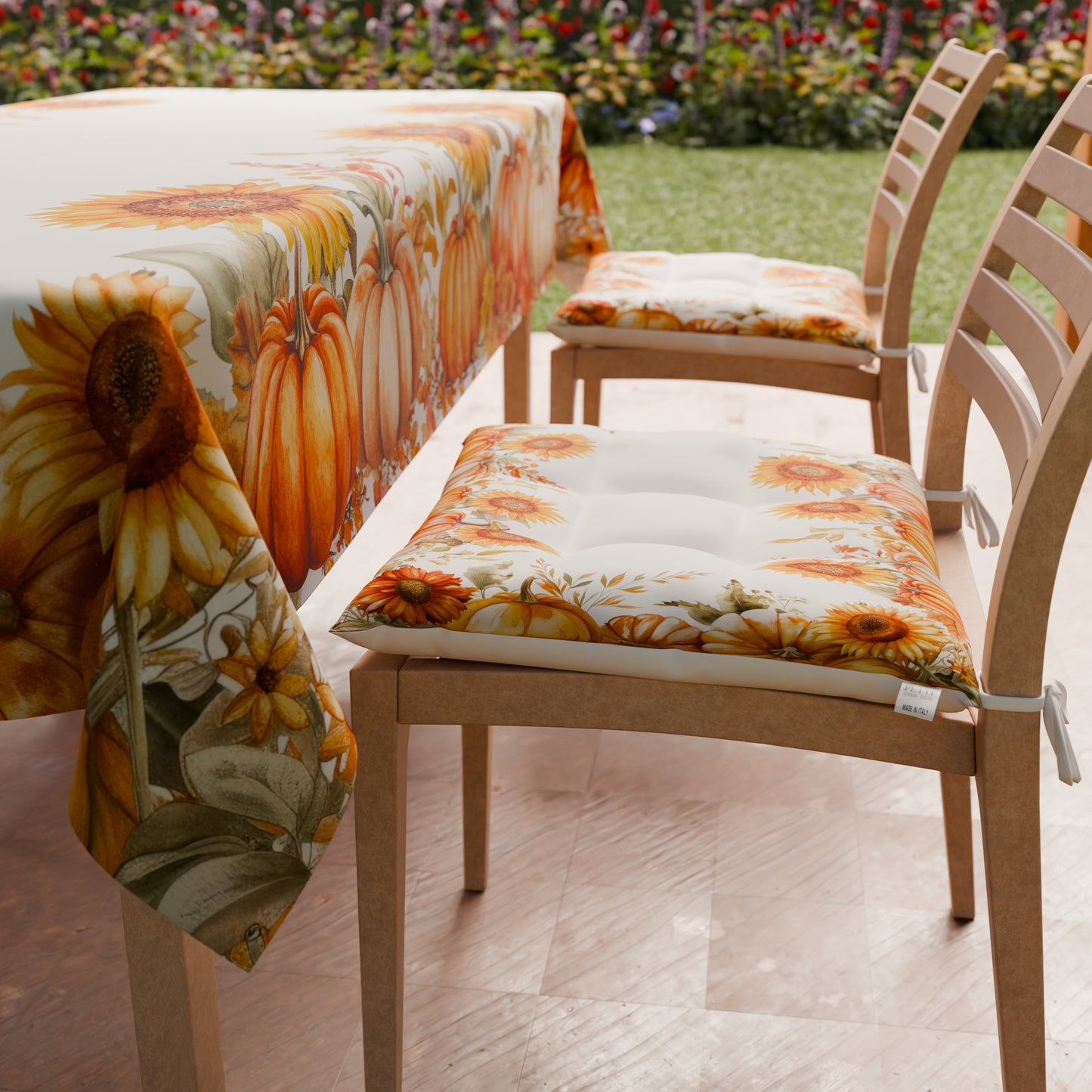 Cuscini per Sedie Coprisedia 6 Pezzi Pumpkin