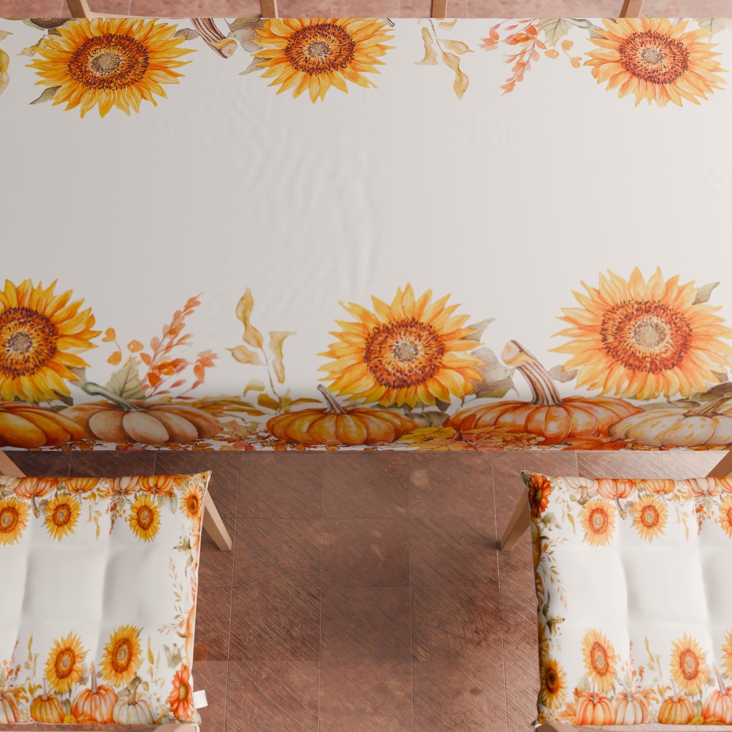 Cuscini per Sedie Coprisedia 6 Pezzi Pumpkin