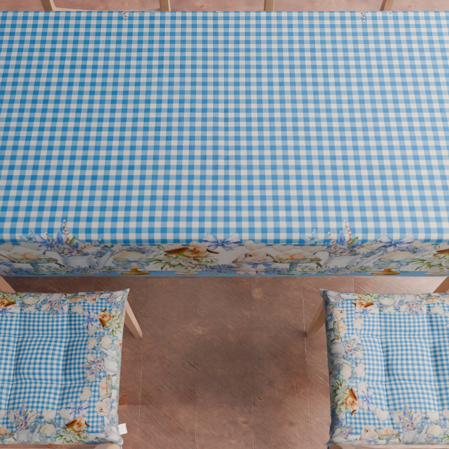 Cuscini Pasqua per Sedie Coprisedia Pasqua 6 Pezzi Vichy