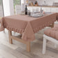 Tablecloth, Tablecloth with Ruffles, Tablecloth with Ruffles, Powder 