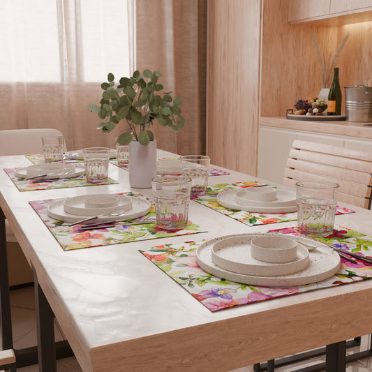 Sets de table américains à impression numérique Papillons