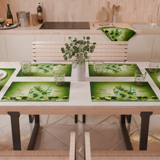 Sets de table américains en impression numérique Mojito