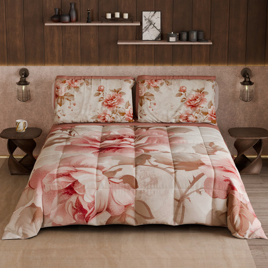 Couette, Edredon Double, Simple, 1 place et Demi Florale 04-156