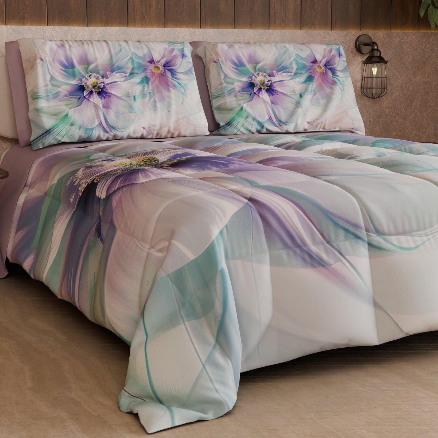 Piumone, Trapunta Matrimoniale, Singola, Piazza e Mezza Floreale 04-159