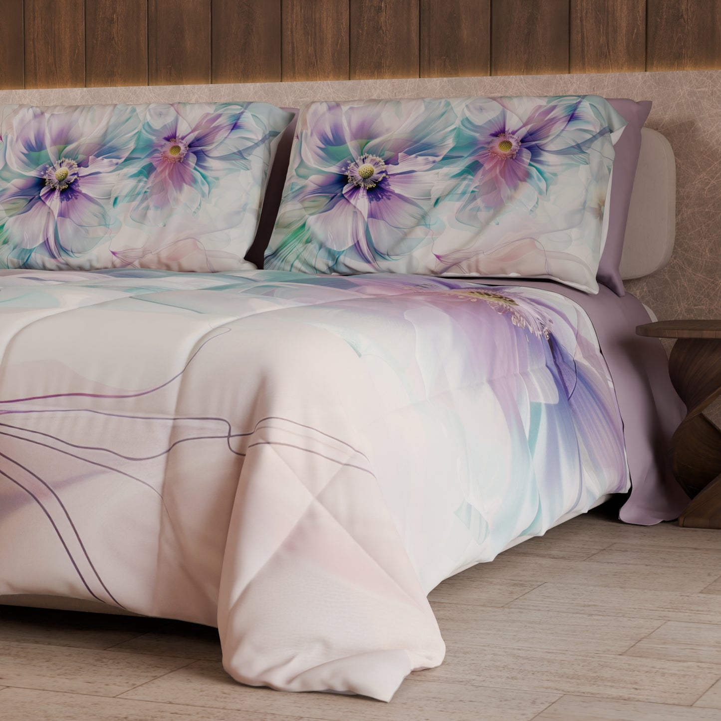 Piumone, Trapunta Matrimoniale, Singola, Piazza e Mezza Floreale 04-159