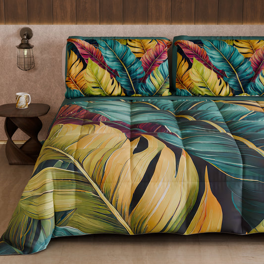 Piumone, Trapunta Matrimoniale, Singola, Piazza e Mezza Floreale 04-199