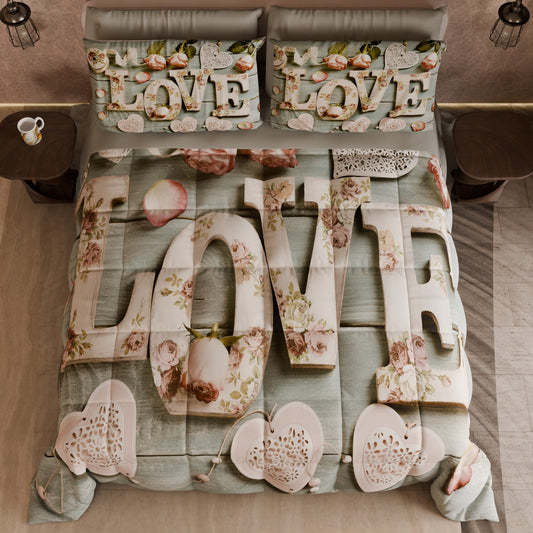 Piumone, Trapunta Matrimoniale, Singola, Piazza e Mezza Shabby 318
