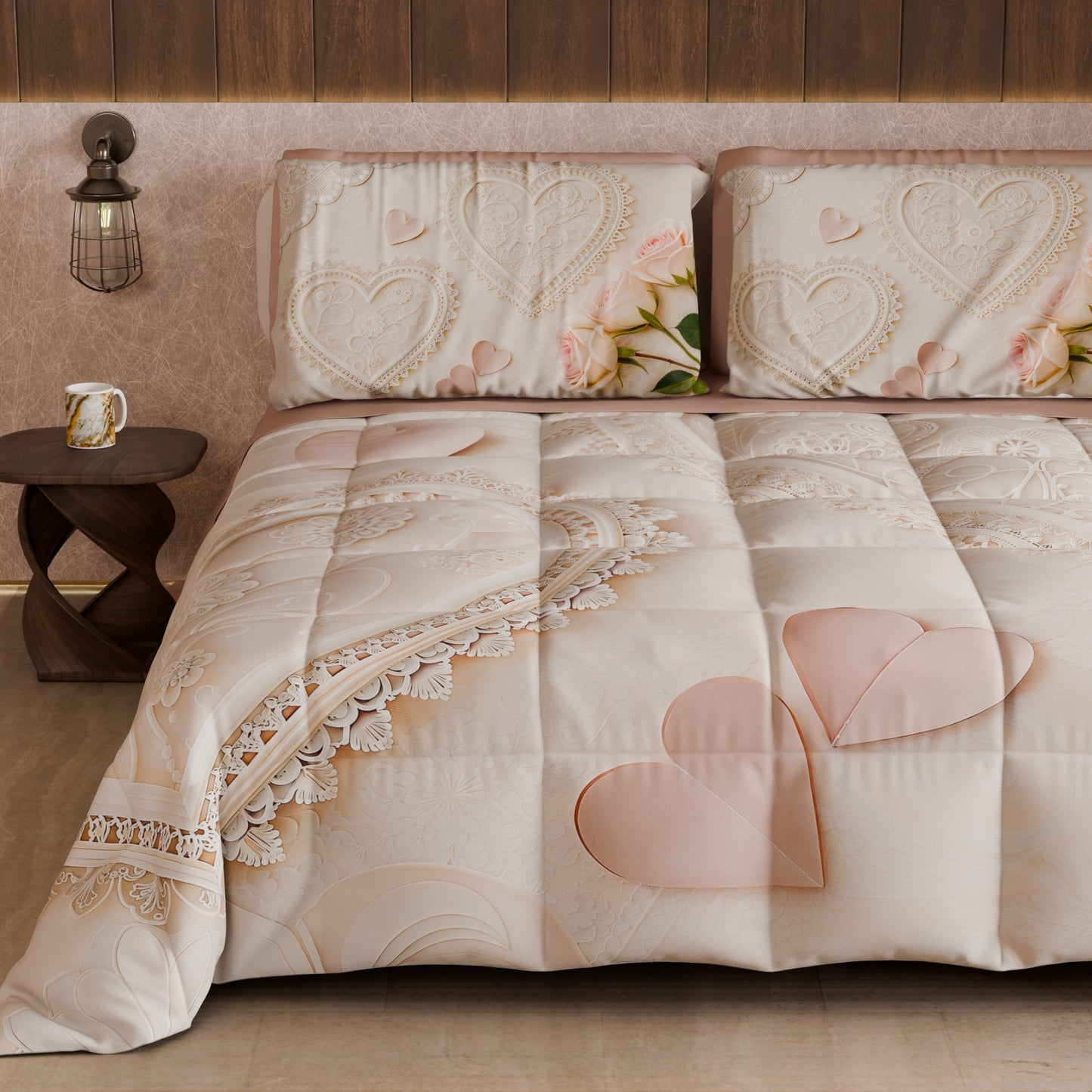 Piumone, Trapunta Matrimoniale, Singola, Piazza e Mezza Shabby 319