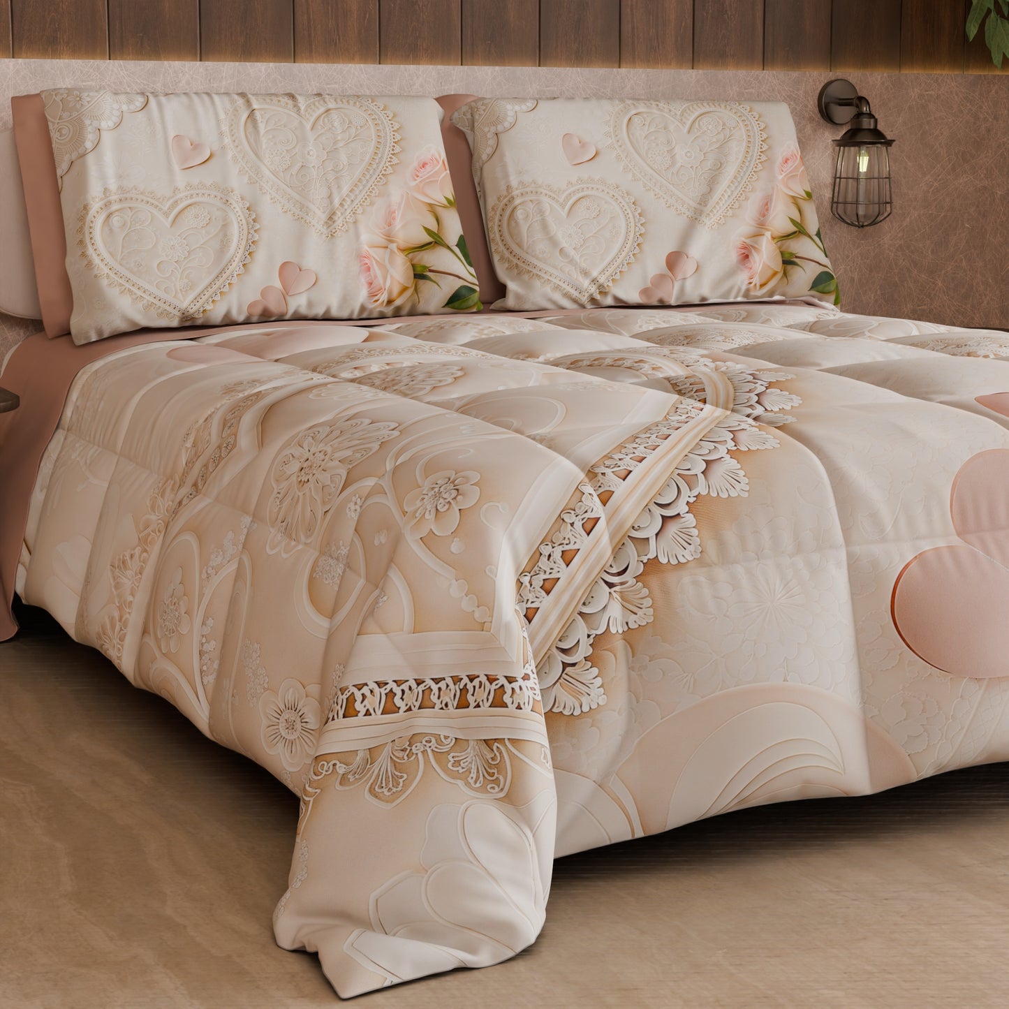 Piumone, Trapunta Matrimoniale, Singola, Piazza e Mezza Shabby 319