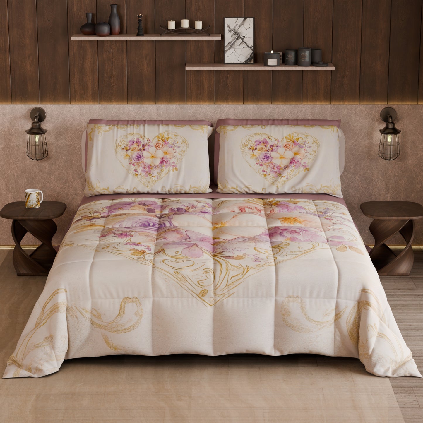 Piumone, Trapunta Matrimoniale, Singola, Piazza e Mezza Shabby 320