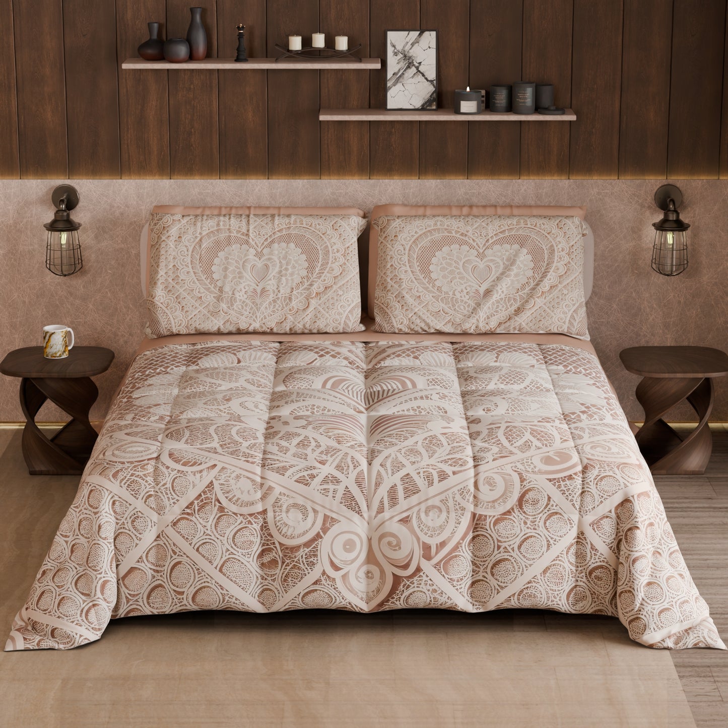 Piumone, Trapunta Matrimoniale, Singola, Piazza e Mezza Shabby 321