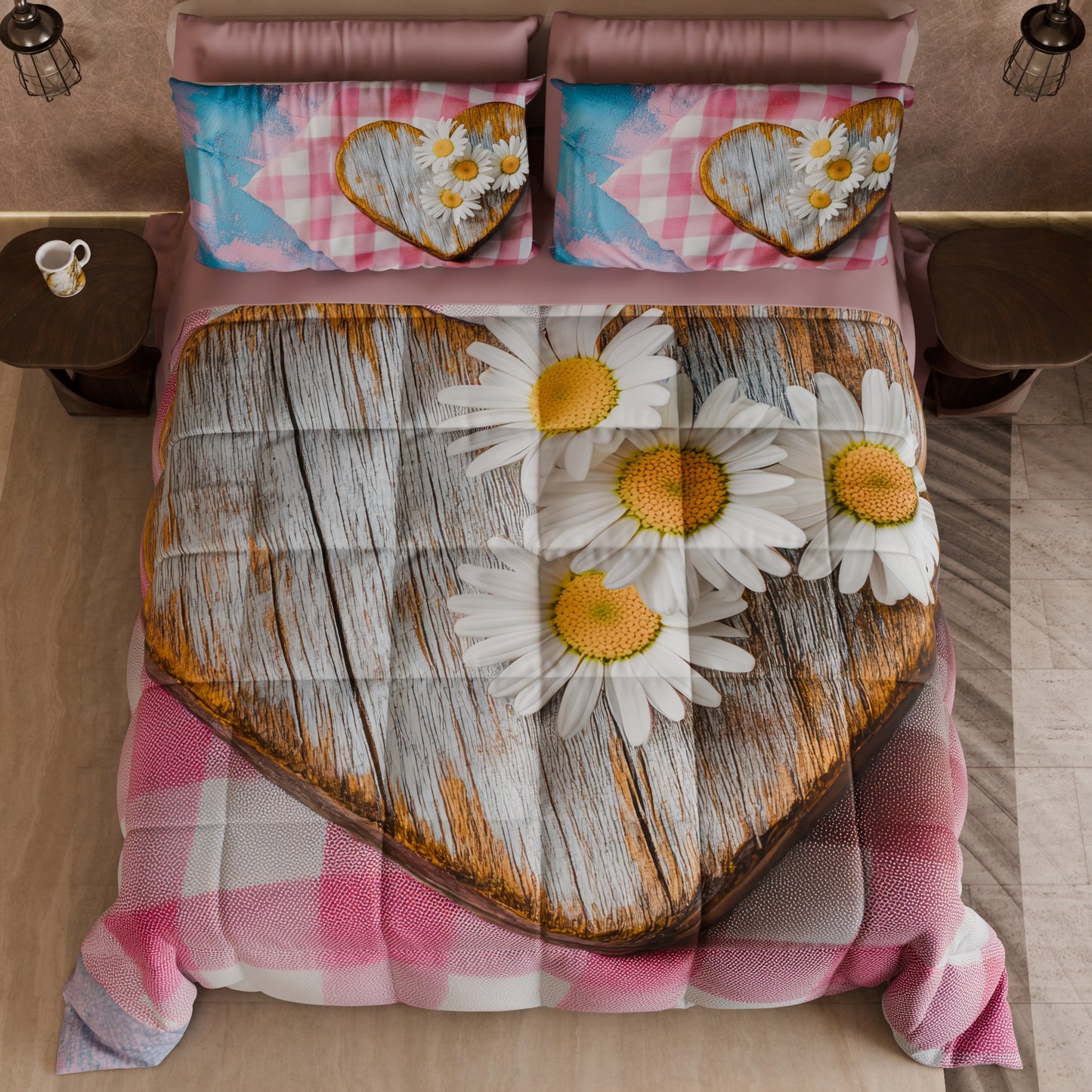 Piumone, Trapunta Matrimoniale, Singola, Piazza e Mezza Shabby 329