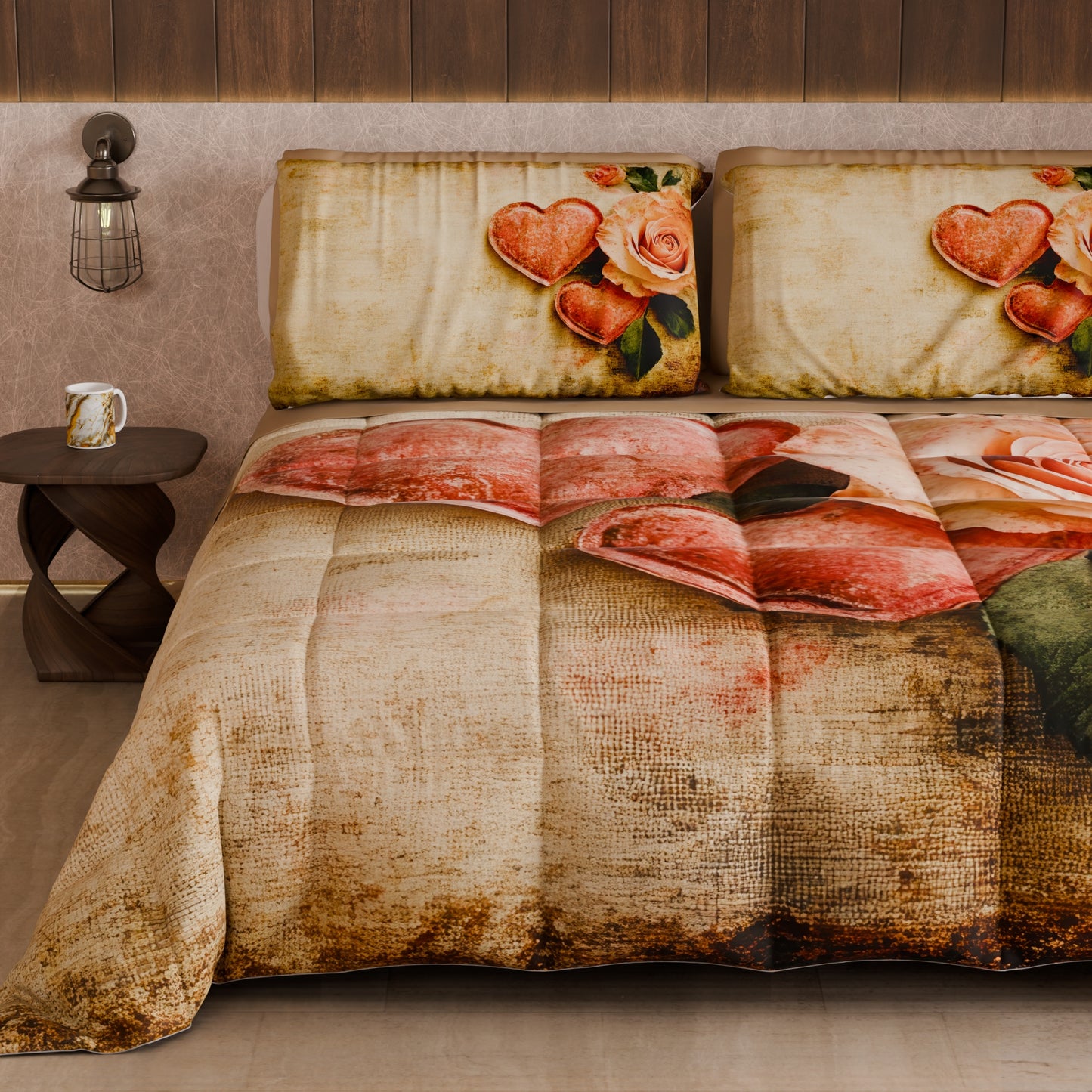 Piumone, Trapunta Matrimoniale, Singola, Piazza e Mezza Shabby 332