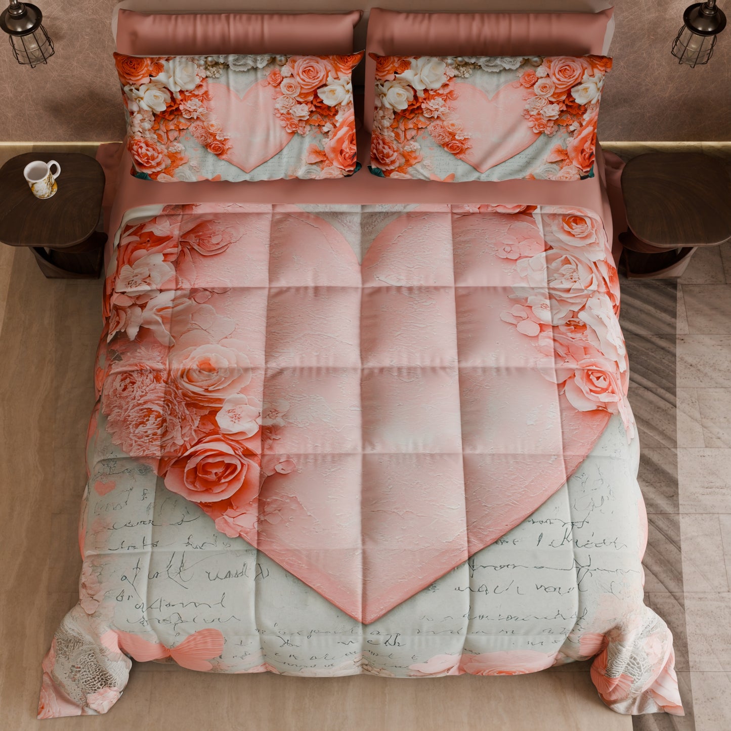 Piumone, Trapunta Matrimoniale, Singola, Piazza e Mezza Shabby 335