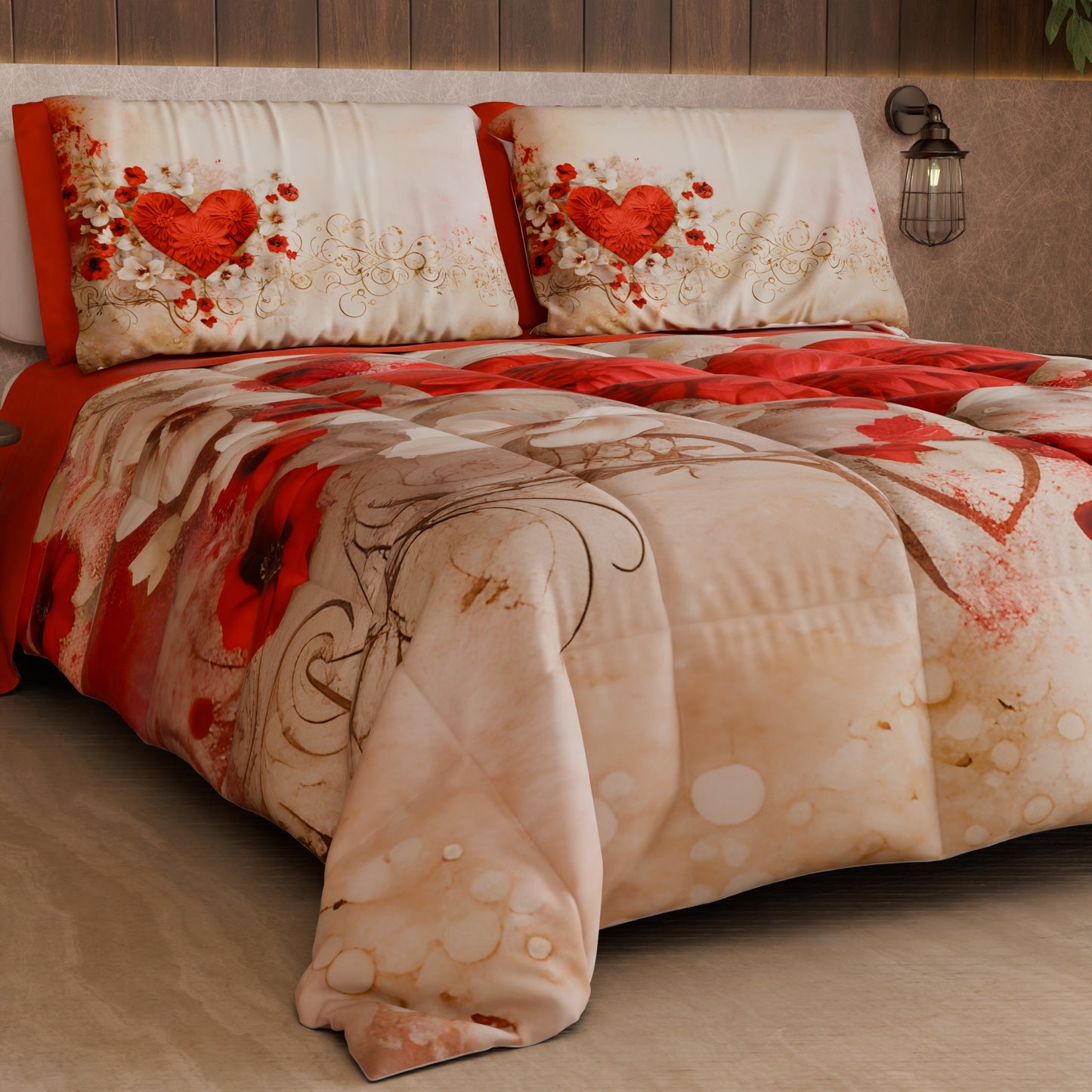 Piumone, Trapunta Matrimoniale, Singola, Piazza e Mezza Shabby 338