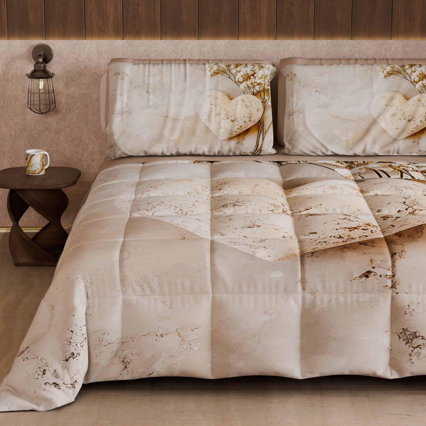 Piumone, Trapunta Matrimoniale, Singola, Piazza e Mezza Shabby 339