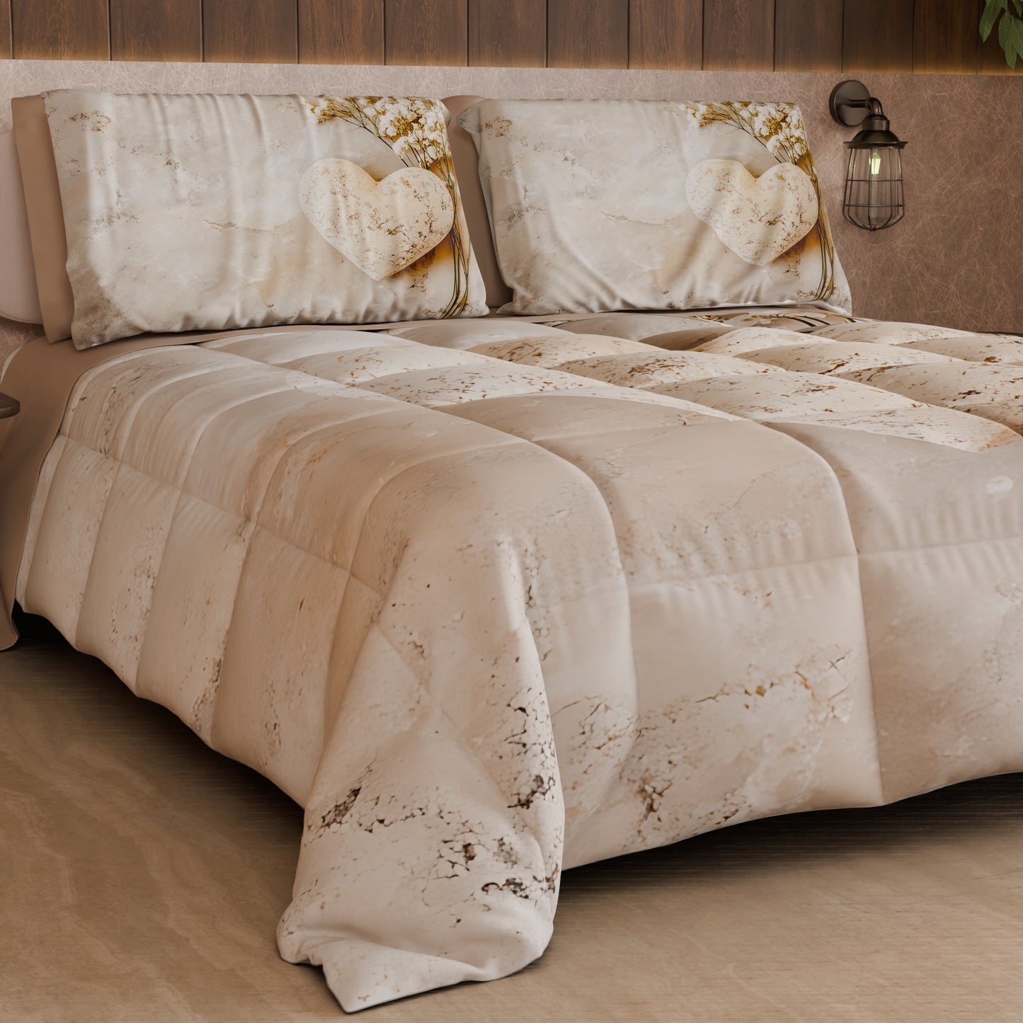 Piumone, Trapunta Matrimoniale, Singola, Piazza e Mezza Shabby 339