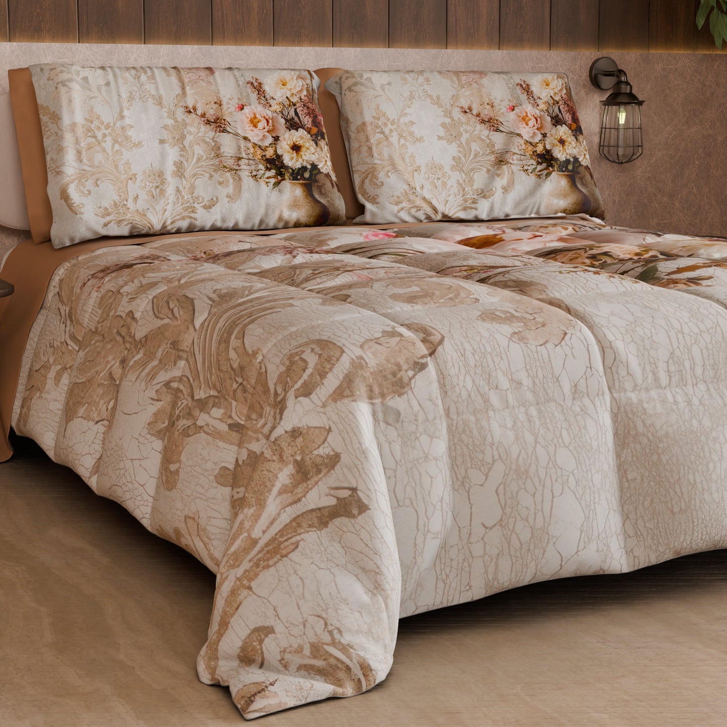 Piumone, Trapunta Matrimoniale, Singola, Piazza e Mezza Shabby 341