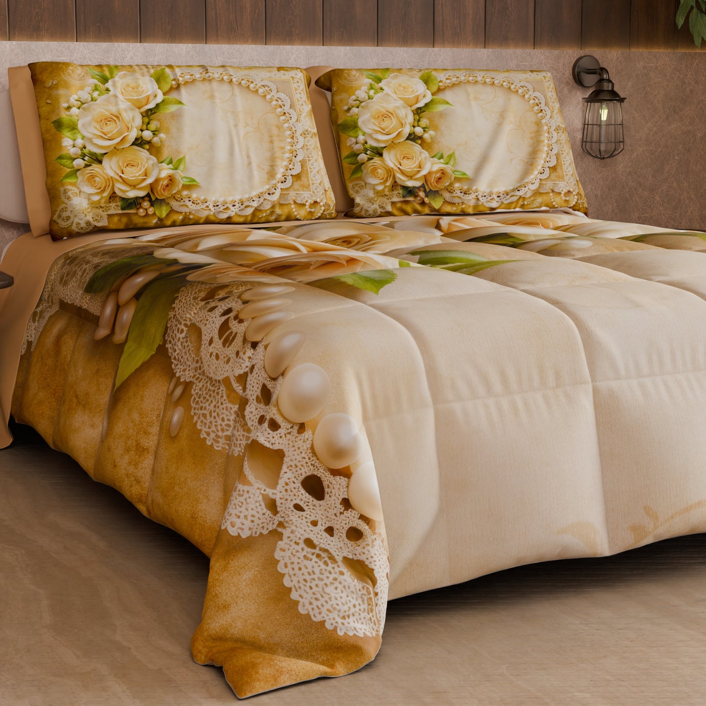 Piumone, Trapunta Matrimoniale, Singola, Piazza e Mezza Shabby 342