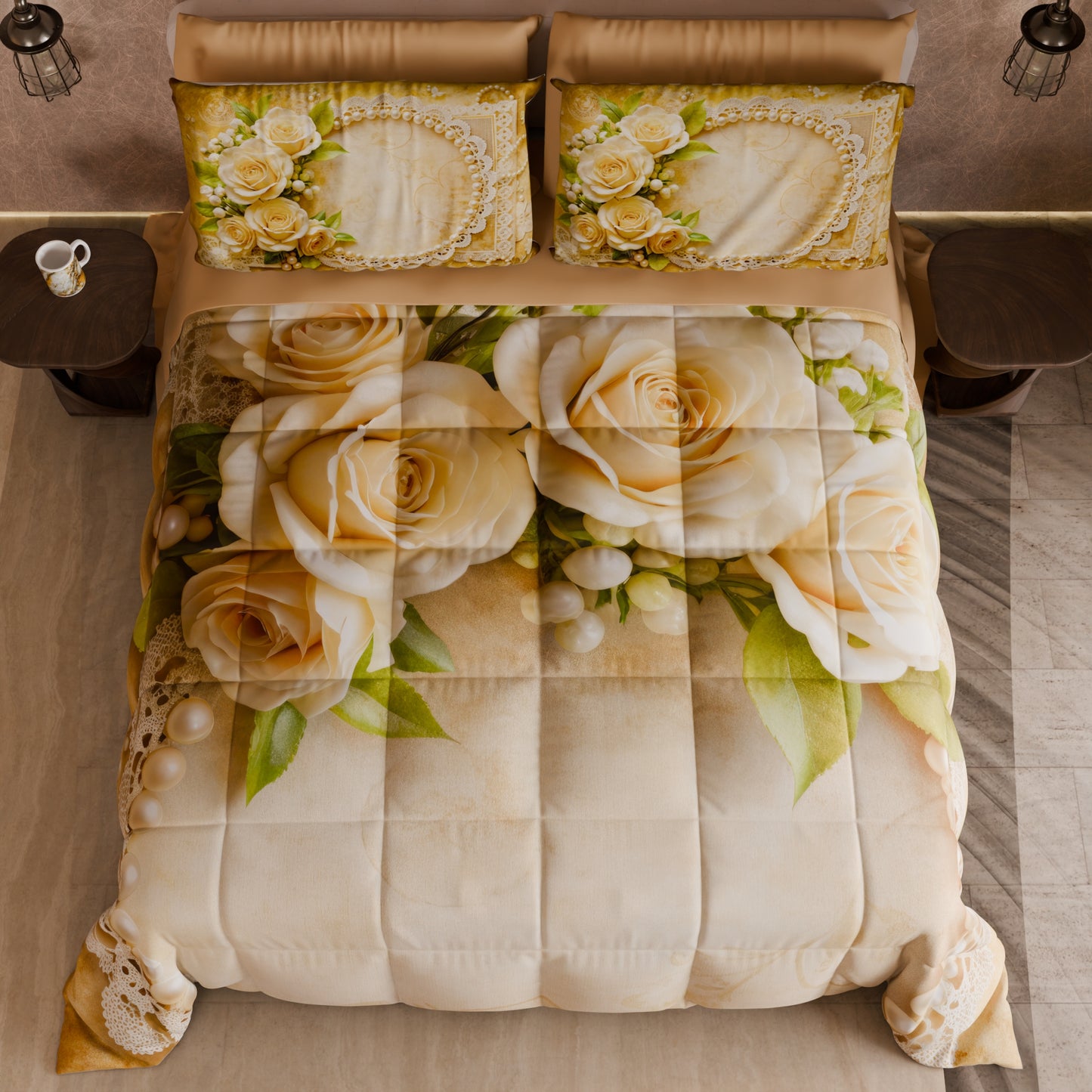 Piumone, Trapunta Matrimoniale, Singola, Piazza e Mezza Shabby 342