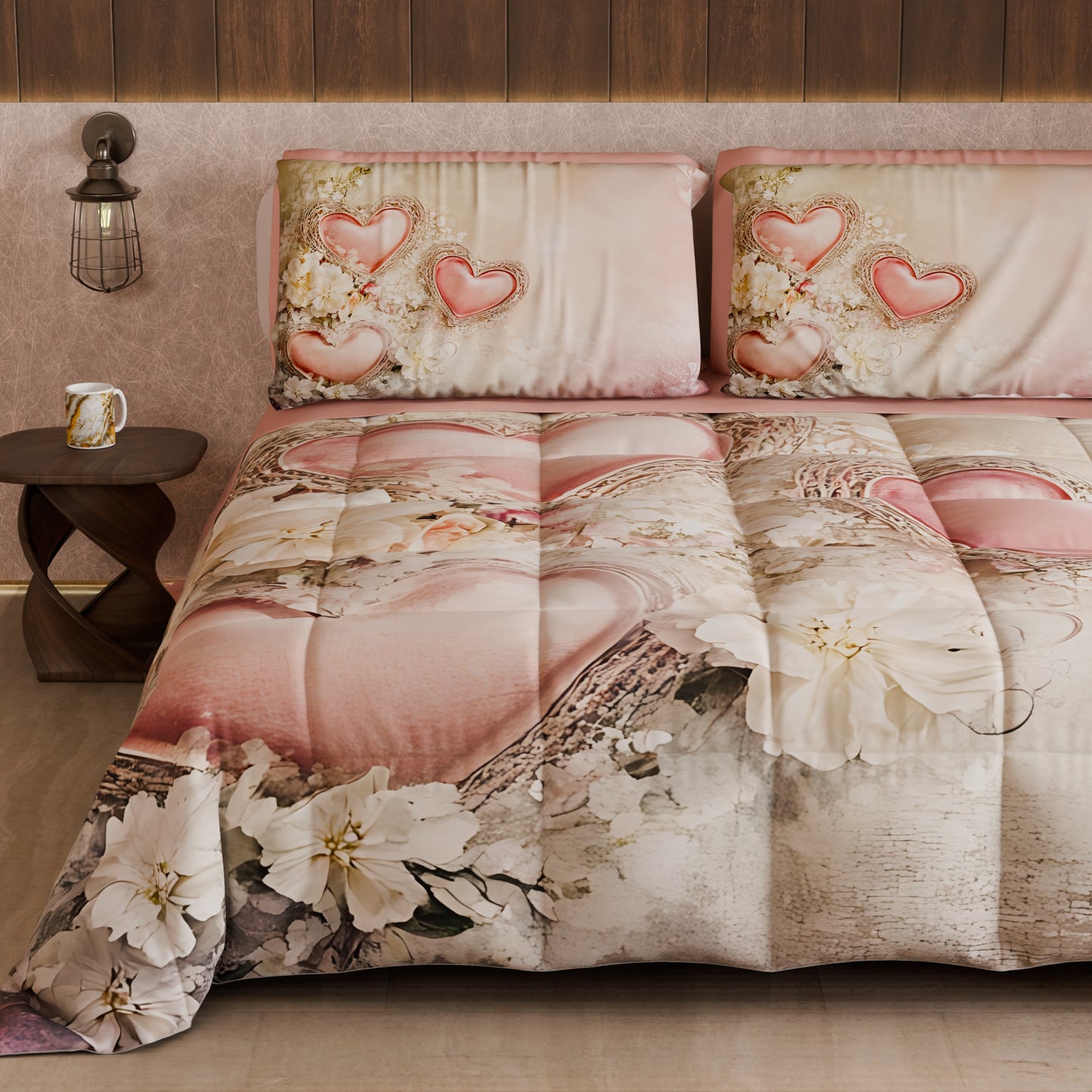 Piumone, Trapunta Matrimoniale, Singola, Piazza e Mezza Shabby 343