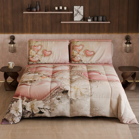 Piumone, Trapunta Matrimoniale, Singola, Piazza e Mezza Shabby 343
