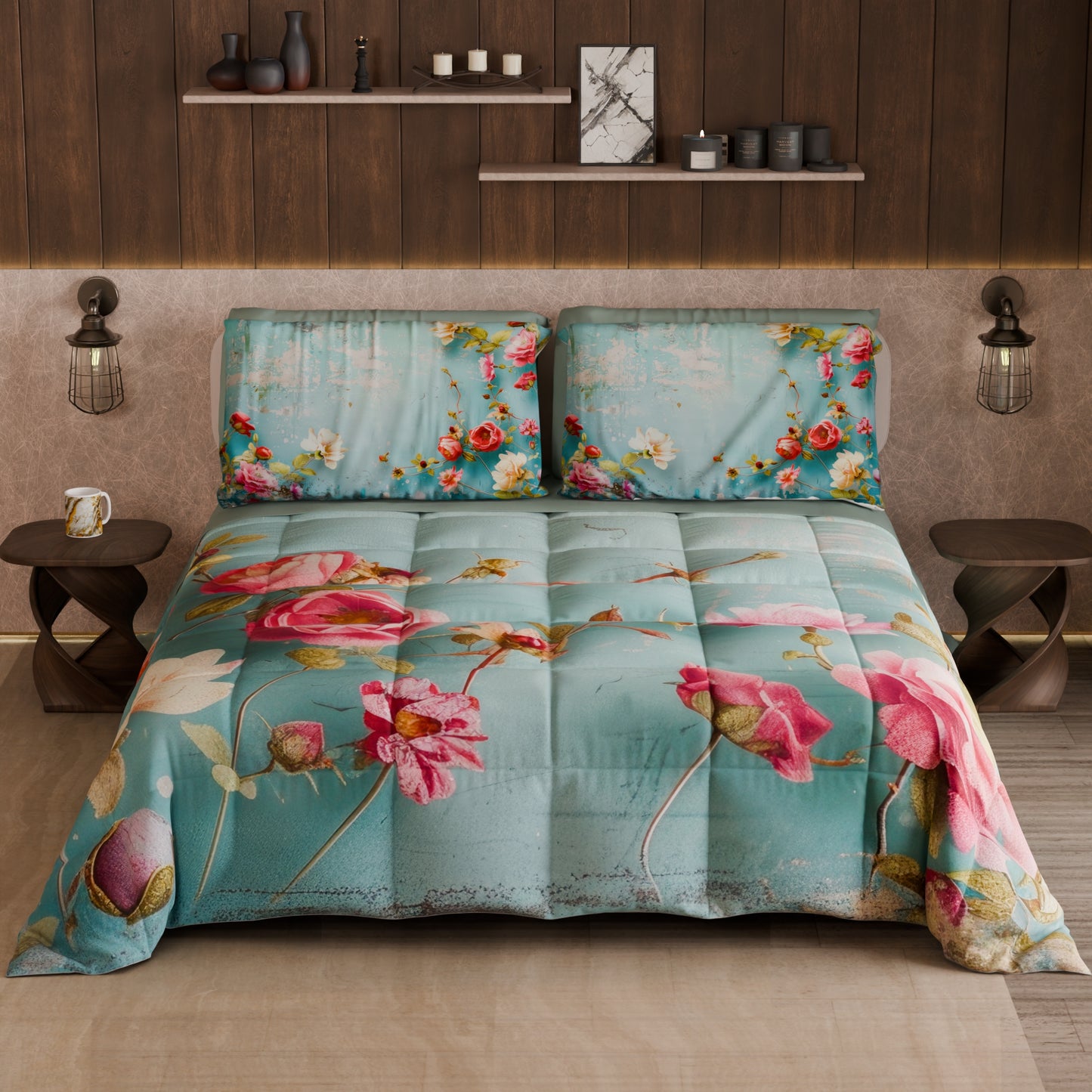 Piumone, Trapunta Matrimoniale, Singola, Piazza e Mezza Shabby 345