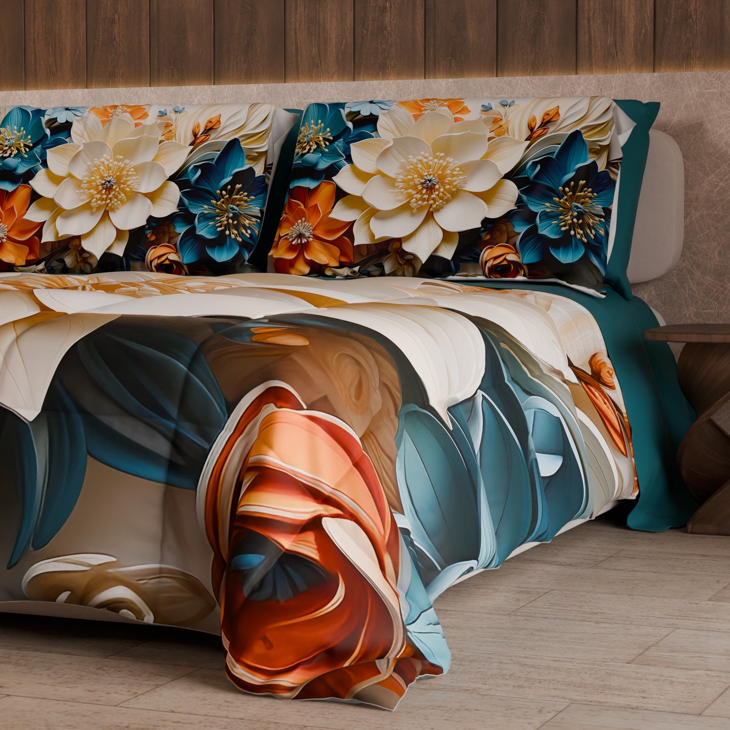 Piumone, Trapunta Matrimoniale, Singola, Piazza e Mezza Floreale 05-10