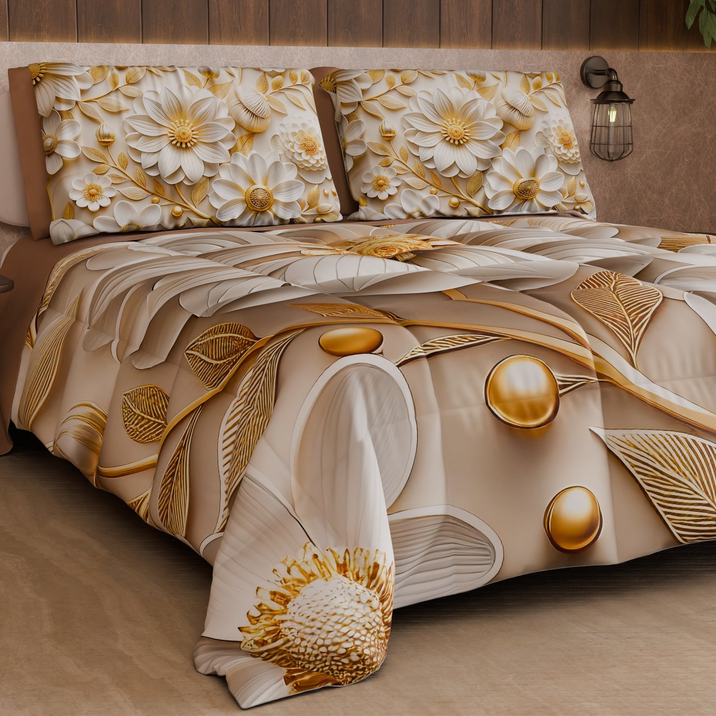 Piumone, Trapunta Matrimoniale, Singola, Piazza e Mezza Floreale 05-13