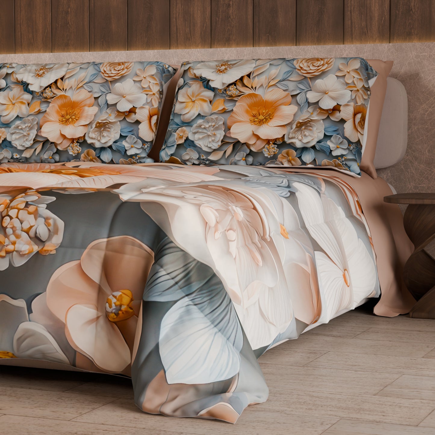 Piumone, Trapunta Matrimoniale, Singola, Piazza e Mezza Floreale 05-20