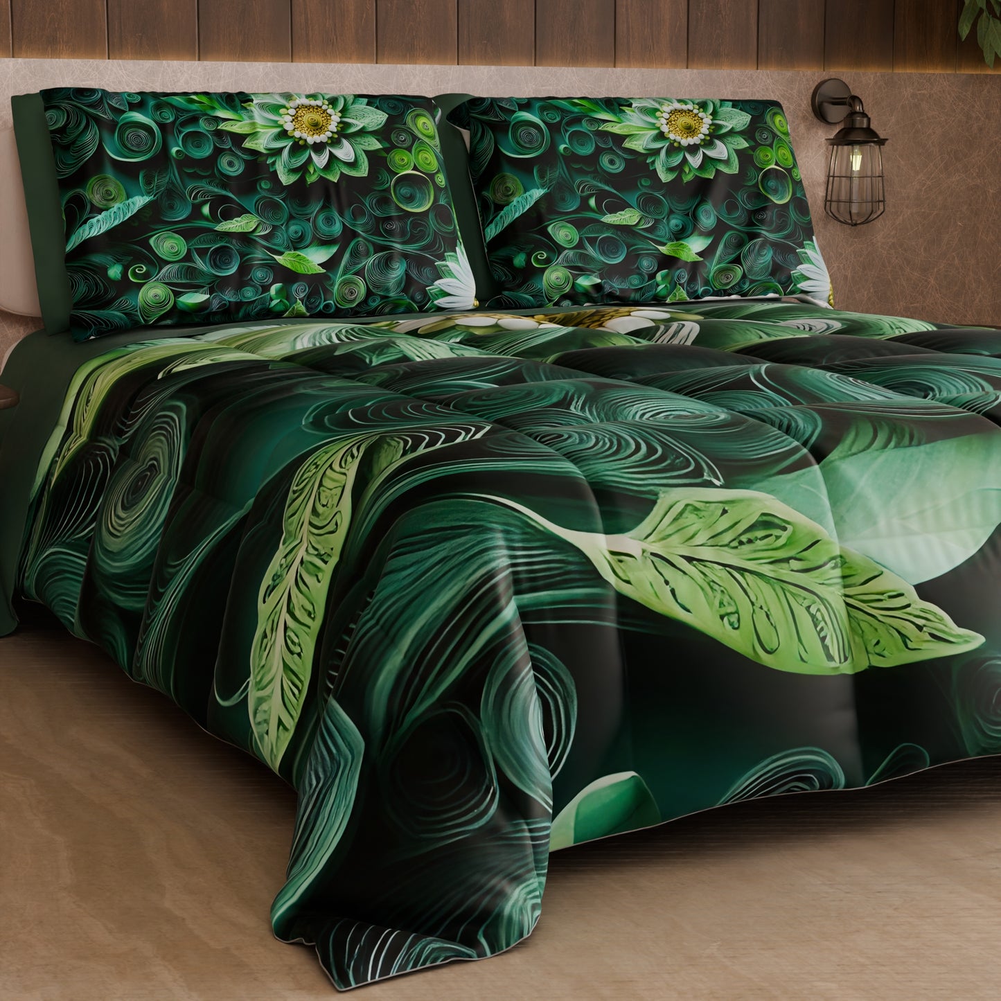 Piumone, Trapunta Matrimoniale, Singola, Piazza e Mezza Floreale 05-22