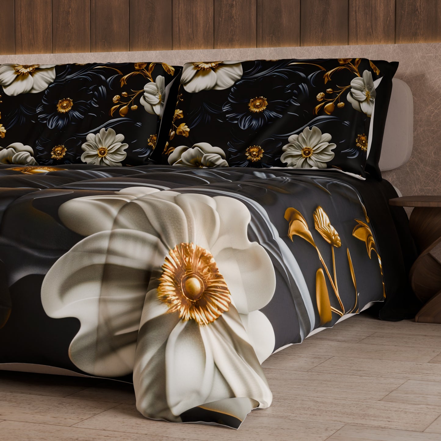 Piumone, Trapunta Matrimoniale, Singola, Piazza e Mezza Floreale 05-6