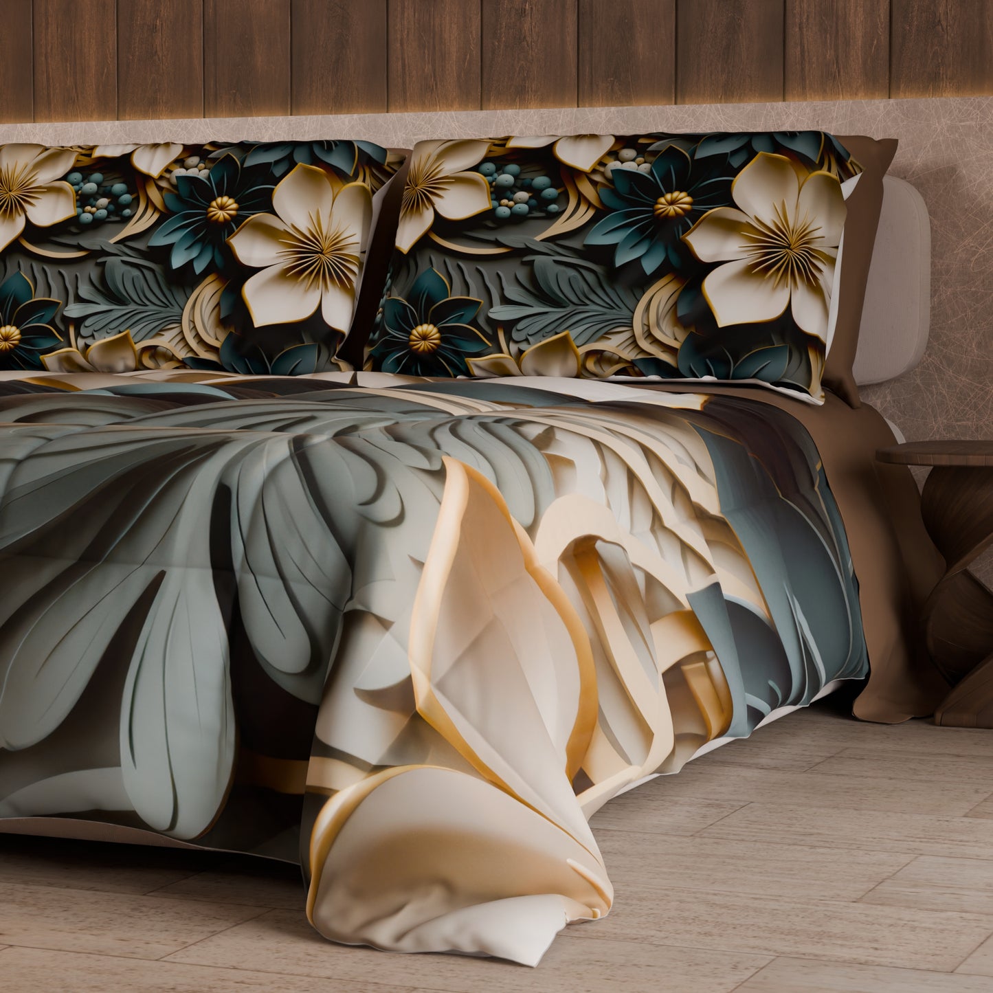 Piumone, Trapunta Matrimoniale, Singola, Piazza e Mezza Floreale 05-8