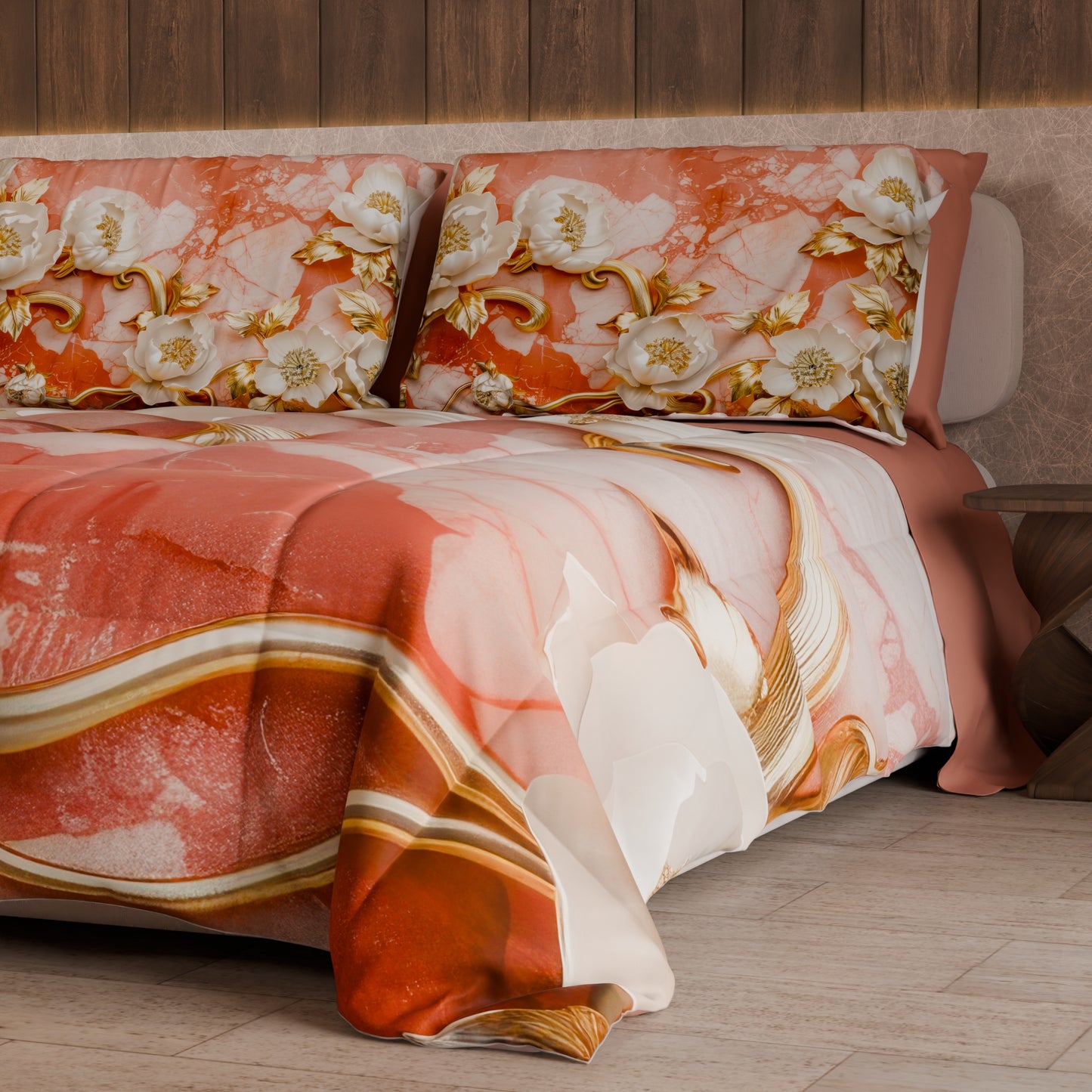 Piumone, Trapunta Matrimoniale, Singola, Piazza e Mezza Floreale 06-11