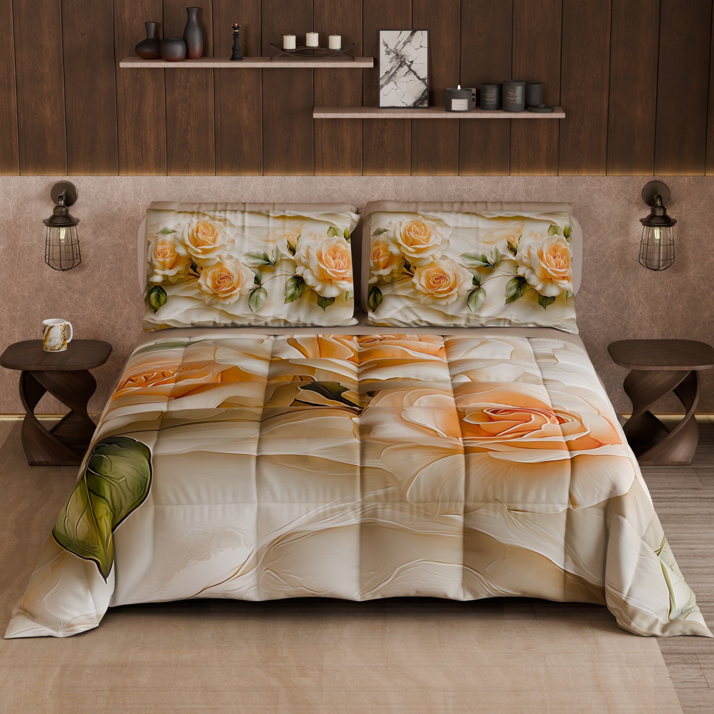 Piumone, Trapunta Matrimoniale, Singola, Piazza e Mezza Floreale 06-12