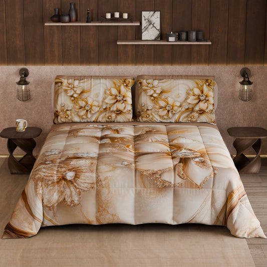 Couette, Edredon Double, Simple, 1 place et Demi Florale 06-13
