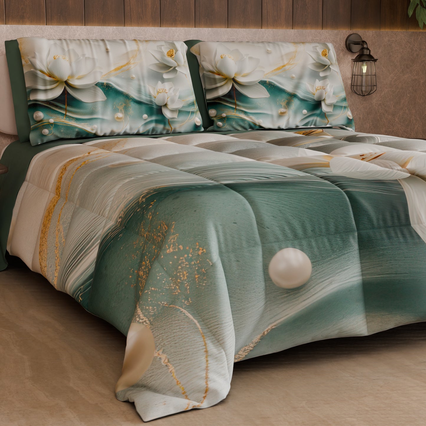 Piumone, Trapunta Matrimoniale, Singola, Piazza e Mezza Floreale 06-14