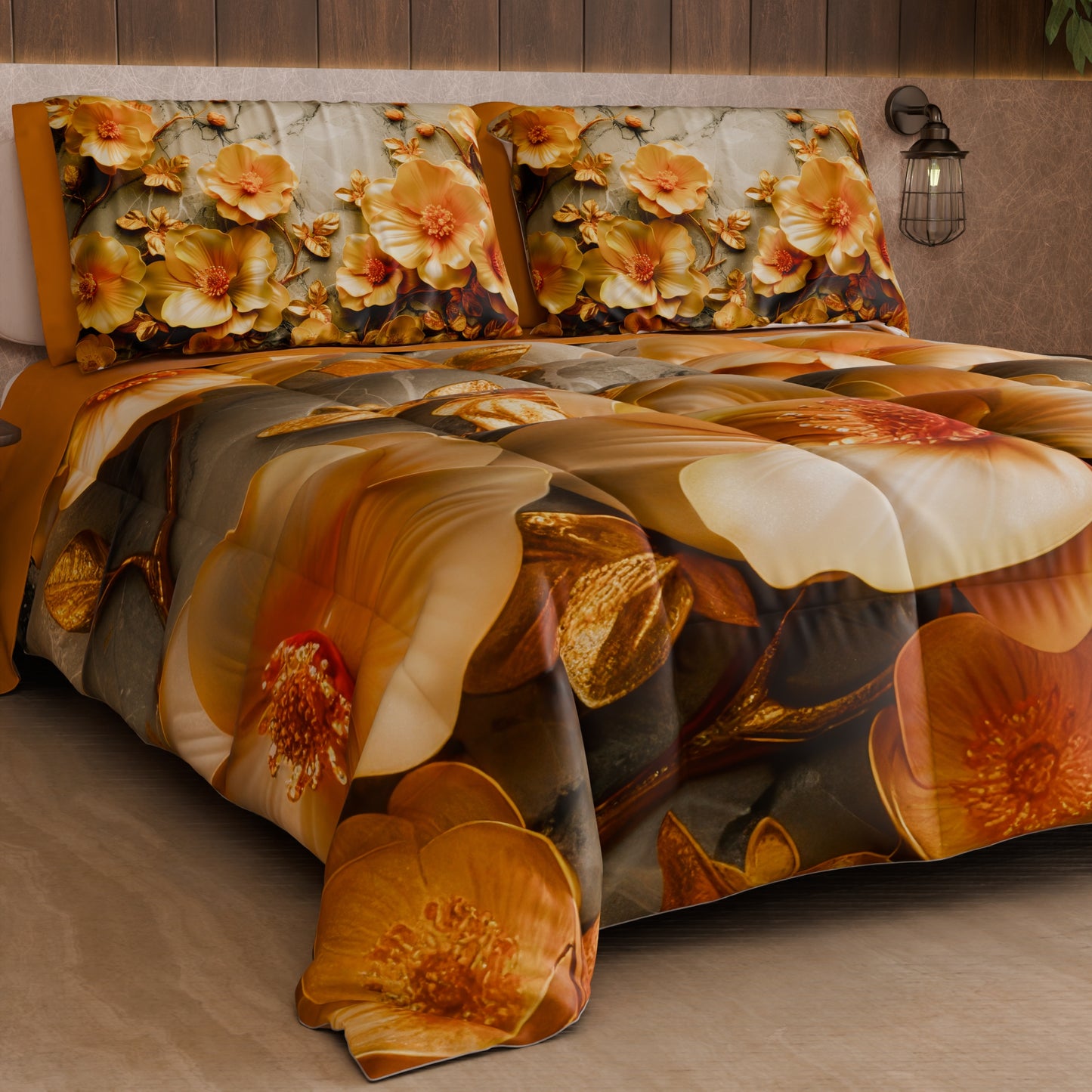 Piumone, Trapunta Matrimoniale, Singola, Piazza e Mezza Floreale 06-17