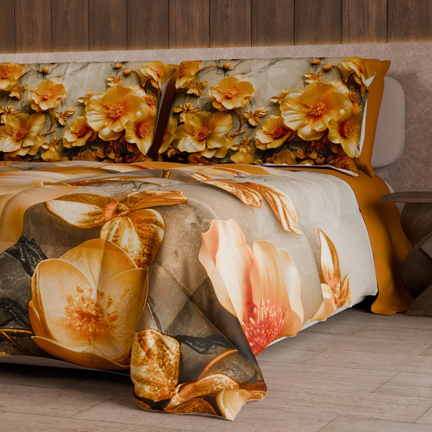 Piumone, Trapunta Matrimoniale, Singola, Piazza e Mezza Floreale 06-17