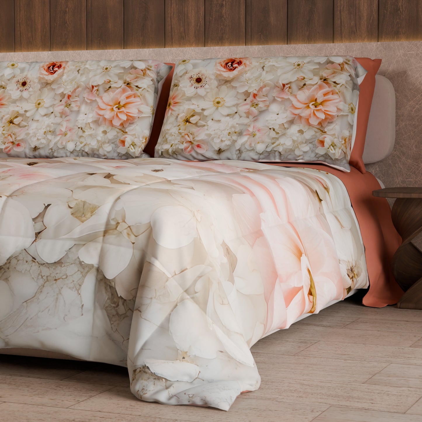 Piumone, Trapunta Matrimoniale, Singola, Piazza e Mezza Floreale 06-21