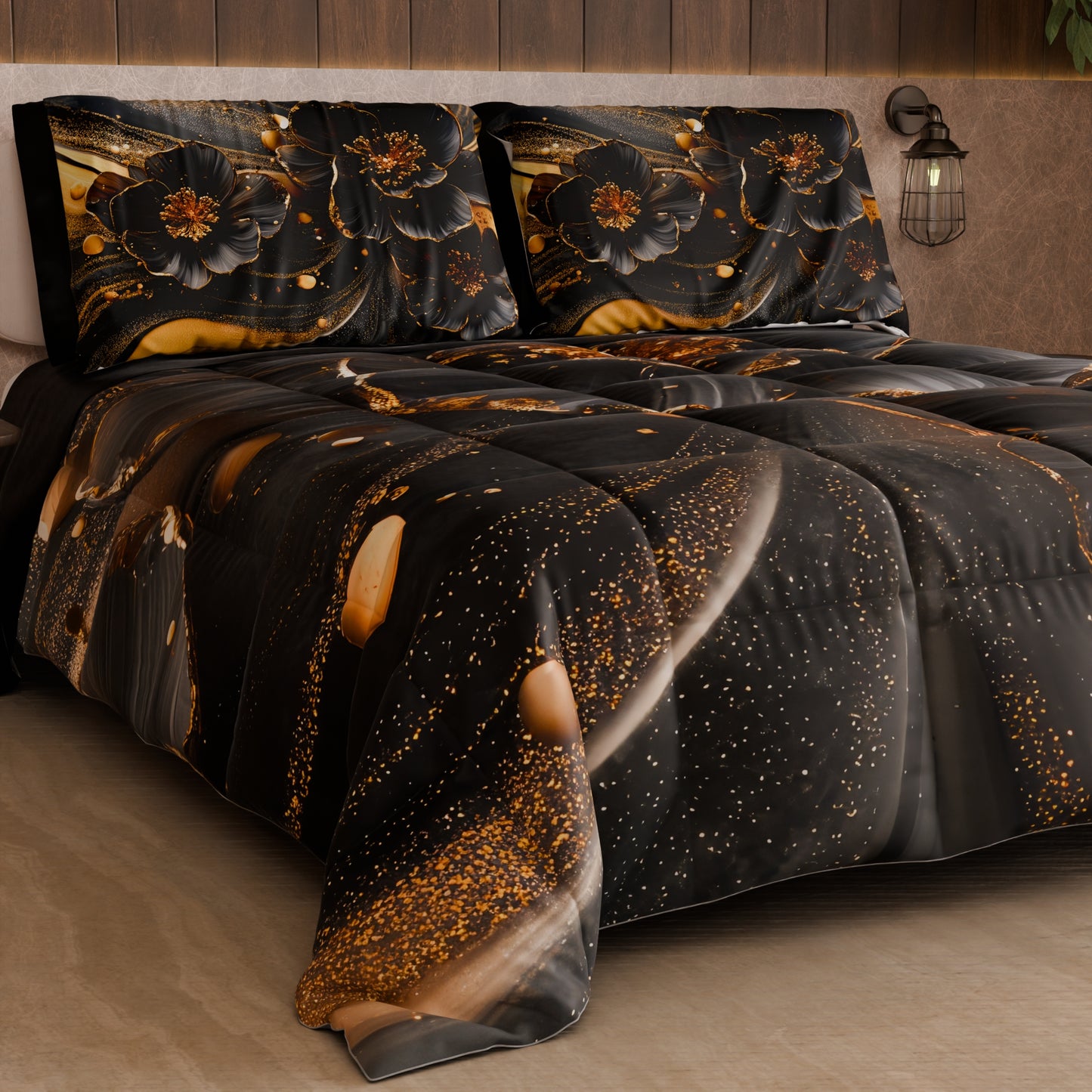 Piumone, Trapunta Matrimoniale, Singola, Piazza e Mezza Floreale 06-22