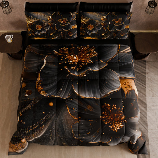 Couette, Couverture Double, Simple, Une Place et Demi Florale 06-22