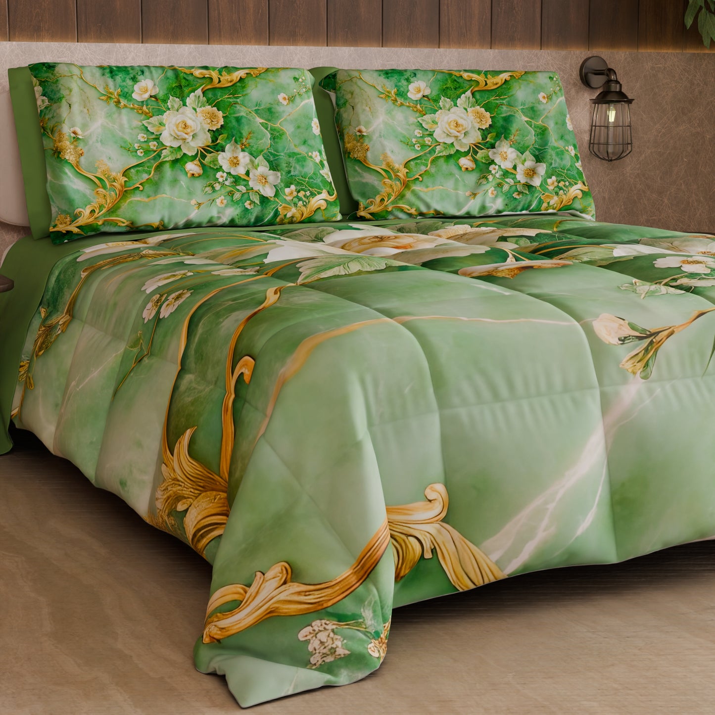 Piumone, Trapunta Matrimoniale, Singola, Piazza e Mezza Floreale 06-3