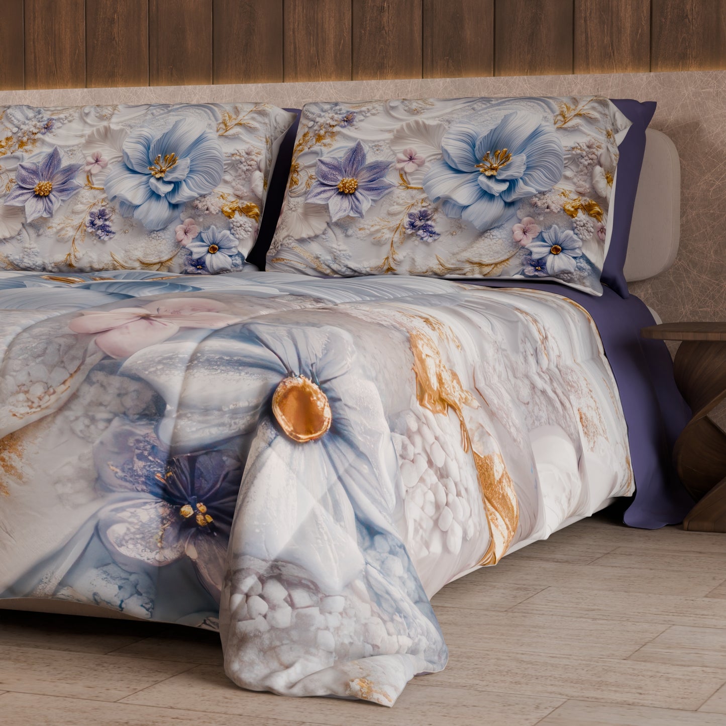 Piumone, Trapunta Matrimoniale, Singola, Piazza e Mezza Floreale 06-4