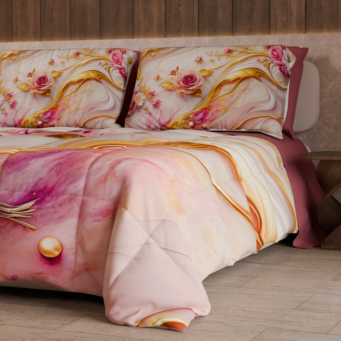 Piumone, Trapunta Matrimoniale, Singola, Piazza e Mezza Floreale 06-6