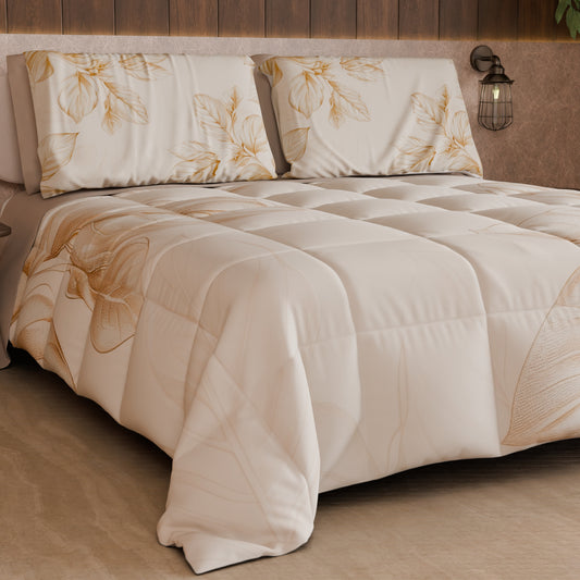 Couette, Edredon Double, Simple, 1 place et Demi Florale F150