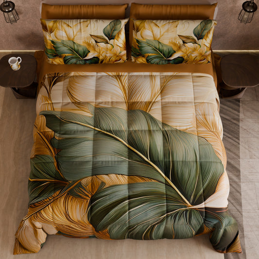 Couette, Edredon Double, Simple, 1 place et demie Floral F165